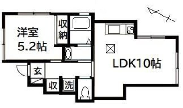 ガーデンヒルズ元町の物件間取画像